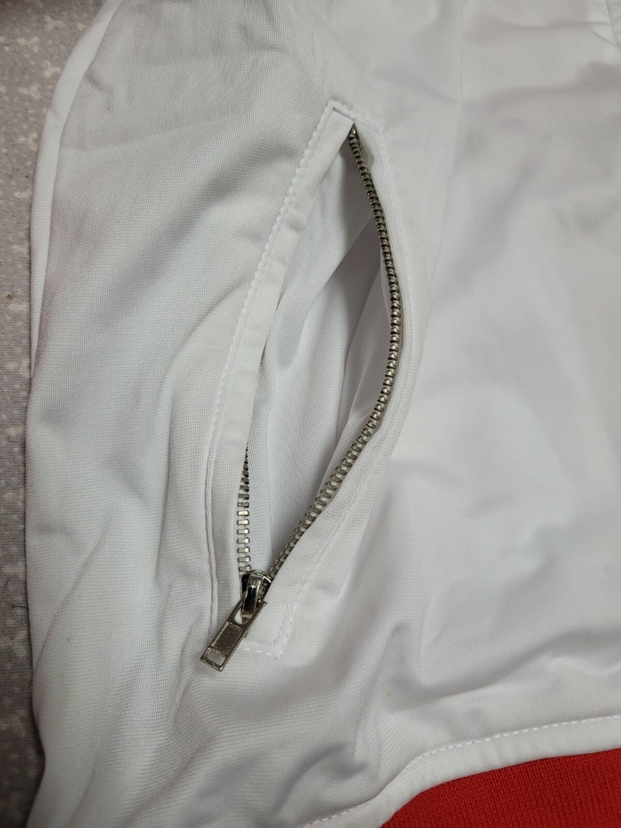Coca-Cola アメリカ国旗デザイン ジャケット Sサイズ Coca Cola Worldwide Coke Red & White Zip Up Track Suit