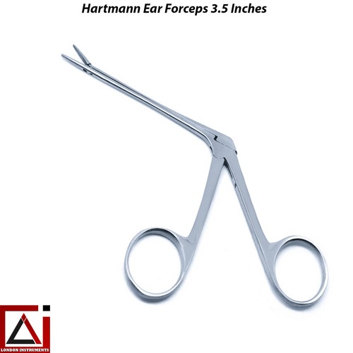Beaden® Hartman Alligator Ear Forceps 3.5" ENT Serrated Surgical Orthopedic Tool - Picture 3 of 5