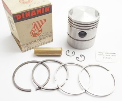 NOS Dinamin Kolben +Ringe + Clips + Stift Set Cpl. D.54.6 MM Zanella Ceccato 125