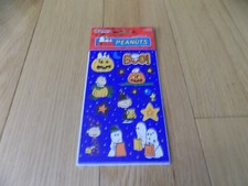 Charles M. Schulz Peanuts Characters Snoopy Halloween Stickers Sealed package