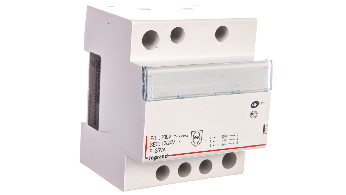 Modular safety transformer TR325 230/12 / 24V 25VA 413096 /T2UK
