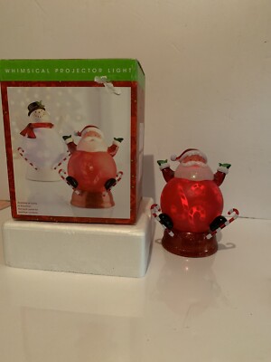 North Pole Trading Co Whimsical Projector Santa Light NIB MSRP $59.99