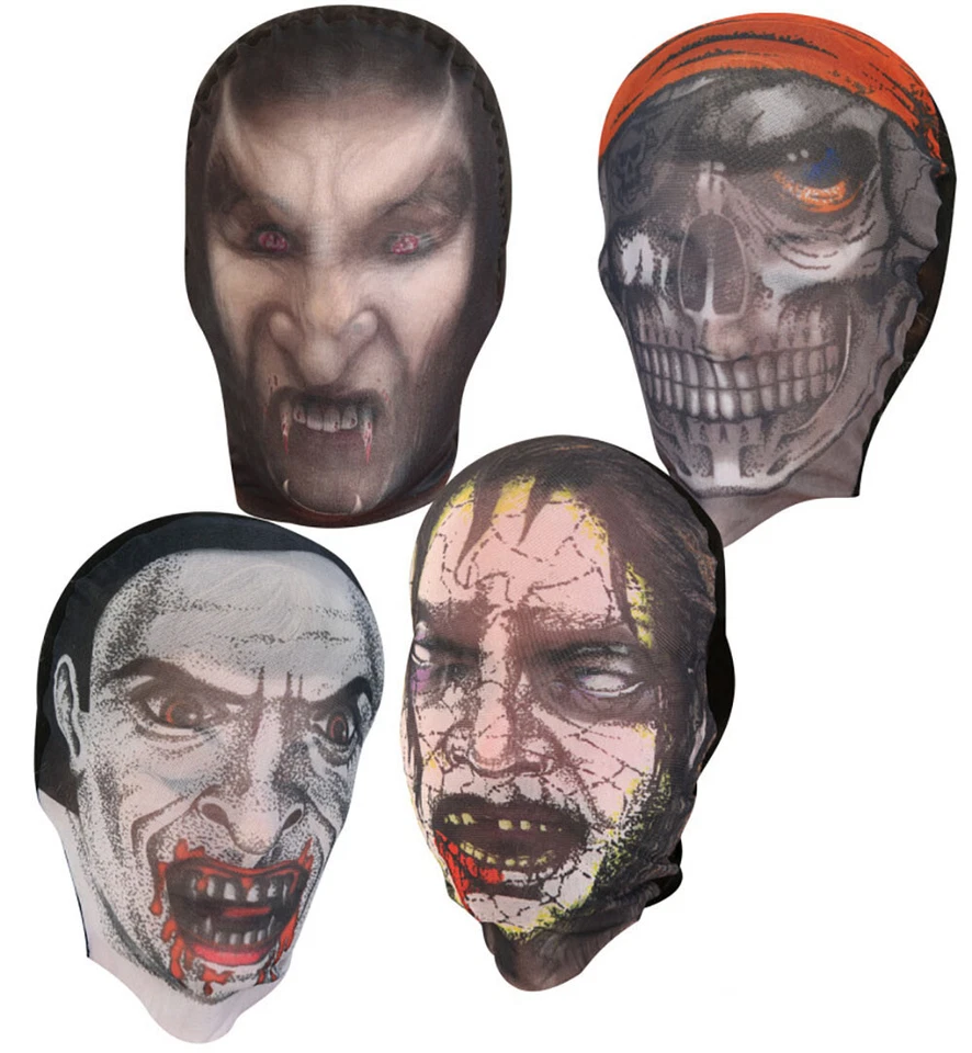 Horror Vollmaske Dracula Skelett 3 Modelle Fasching Karneval Halloween Cosplay - Bild 1 von 1