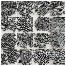 Hematite Gemstone Beads, Round, Tube, Barrel, Cuboid, Oval, Coin, 16 Choices