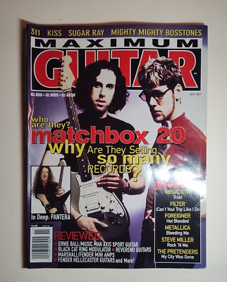 MATCHBOX 20 Maximum Guitar Magazine November 1997
