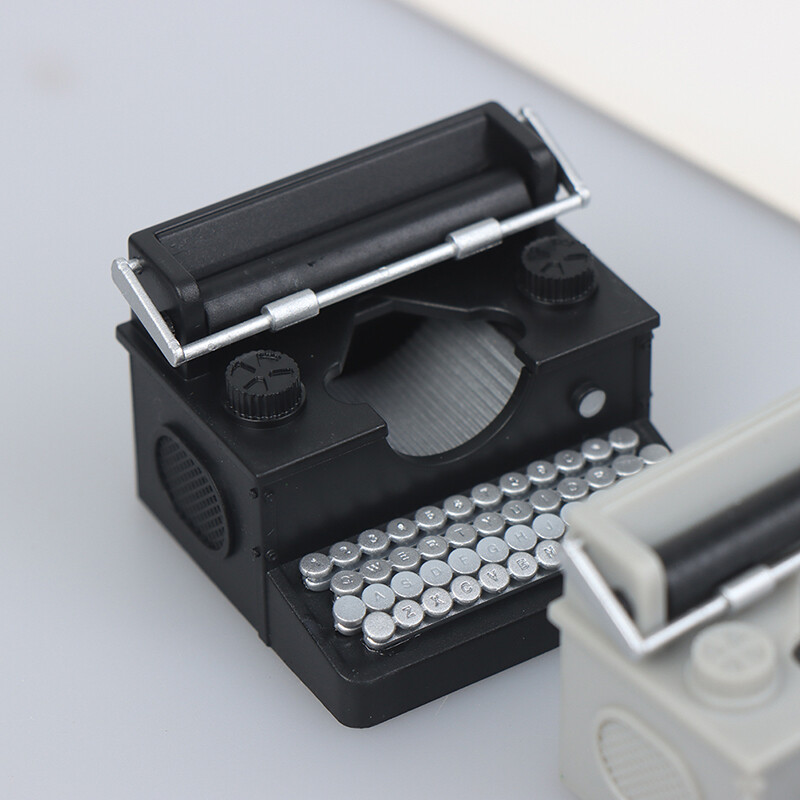 1 12 Doll house Mini ornaments simulation typewriter Doll Toy scene
