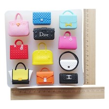 Moule Silicone 11 sac à main Grande Marque pour Plâtre Cire Savon Résine