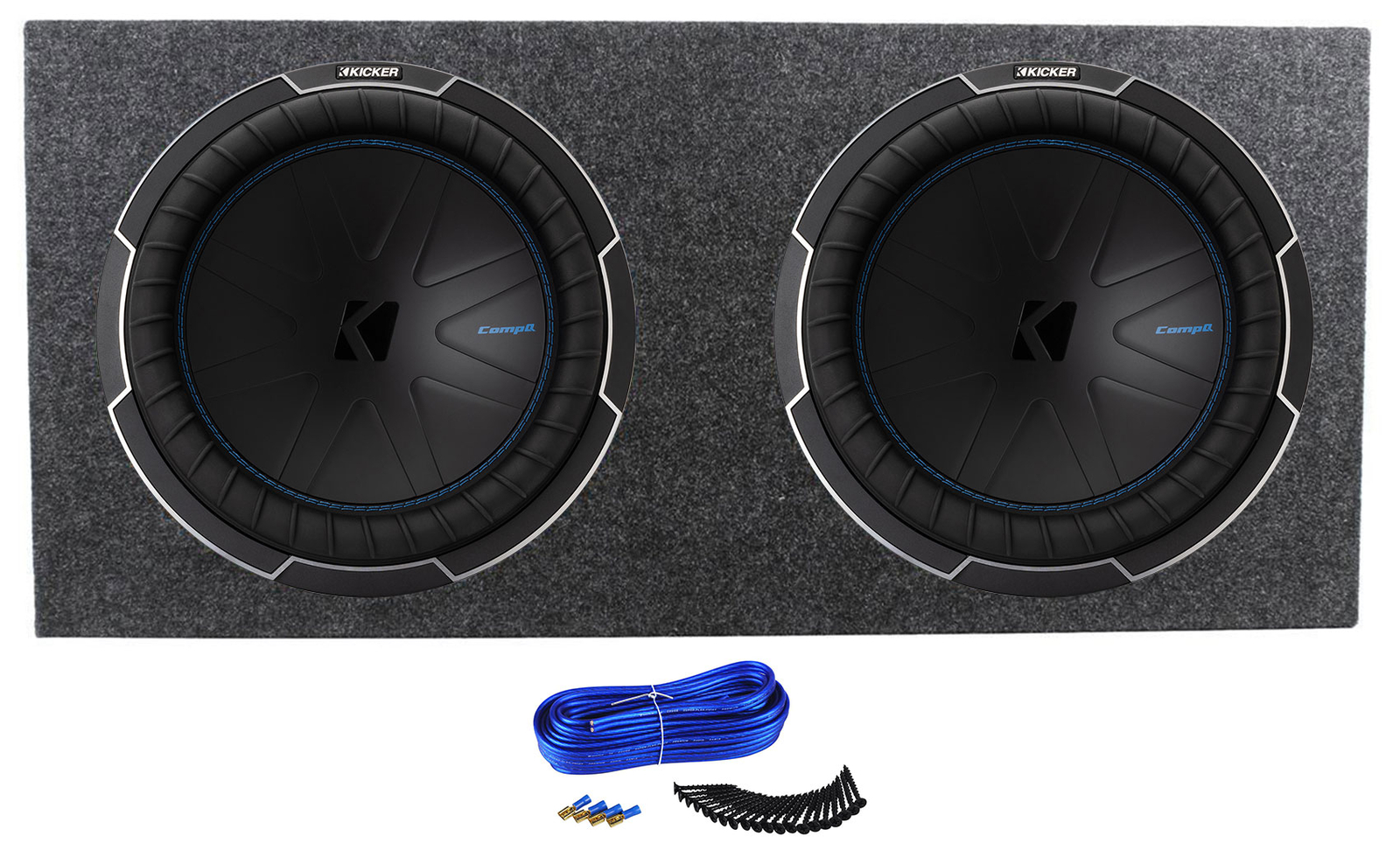 2 Kicker 51CWQ154 COMP Q 15 Сабвуферов мощностью 1200 Вт Герметичный корпус CWQ154 134790₽