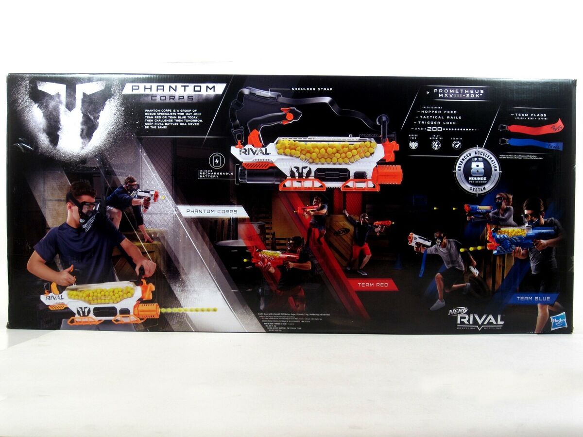 Nerf Rival Prometheus MXVIII-20K Blaster with 200 Rounds Nerf Rival Prometheus MXVIII-20K Blaster with 200 Rounds