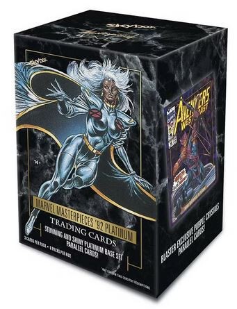 Marvel Masterpieces 2023-24 '92 Platinum Trading Card BLASTER Box