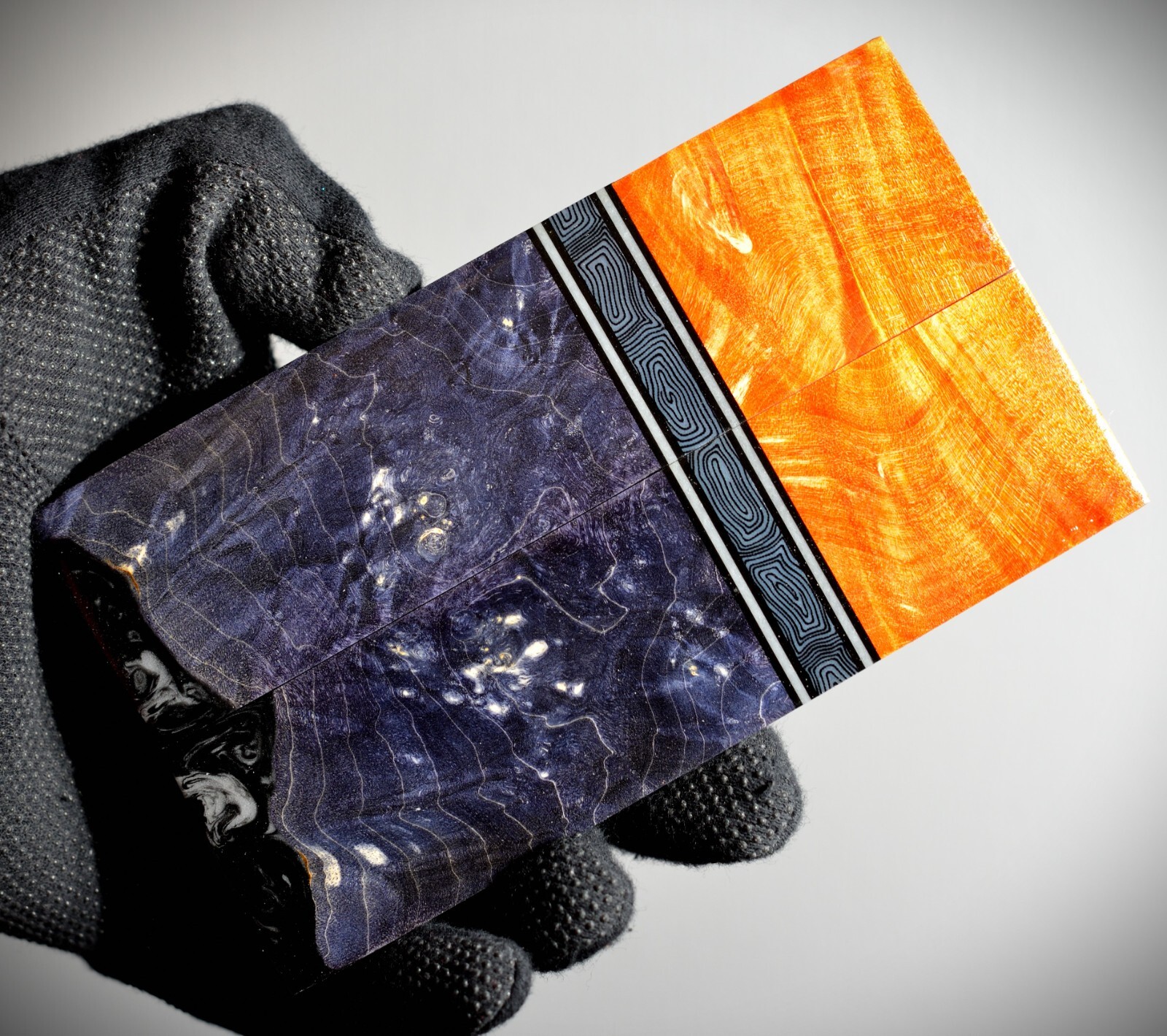 blank scales + Gift liners dyed burl stabilize wood for craft knife handle eBay