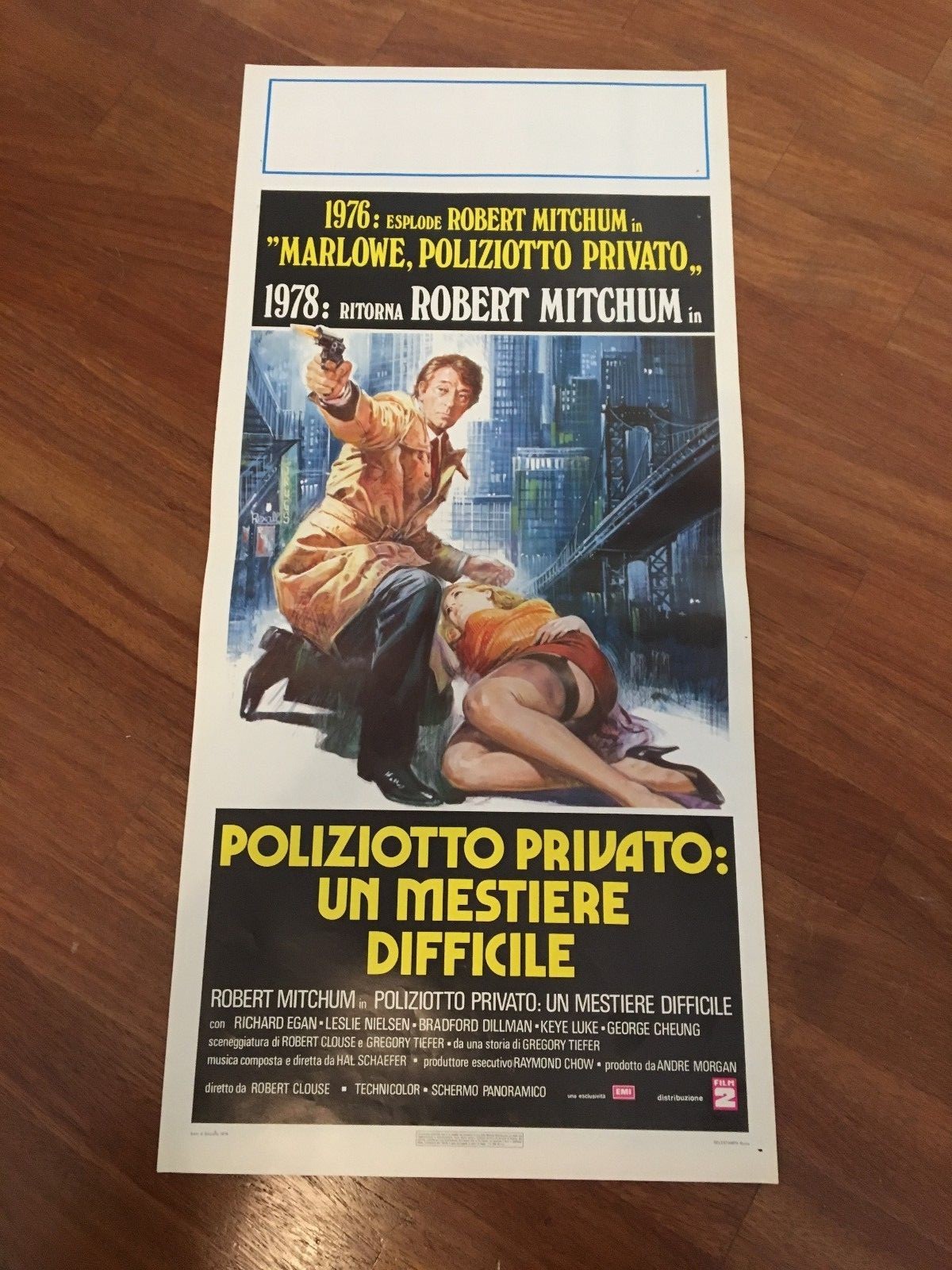Locandina originale film Un mestiere difficile (1980) - Regia di Michael Dryhurst