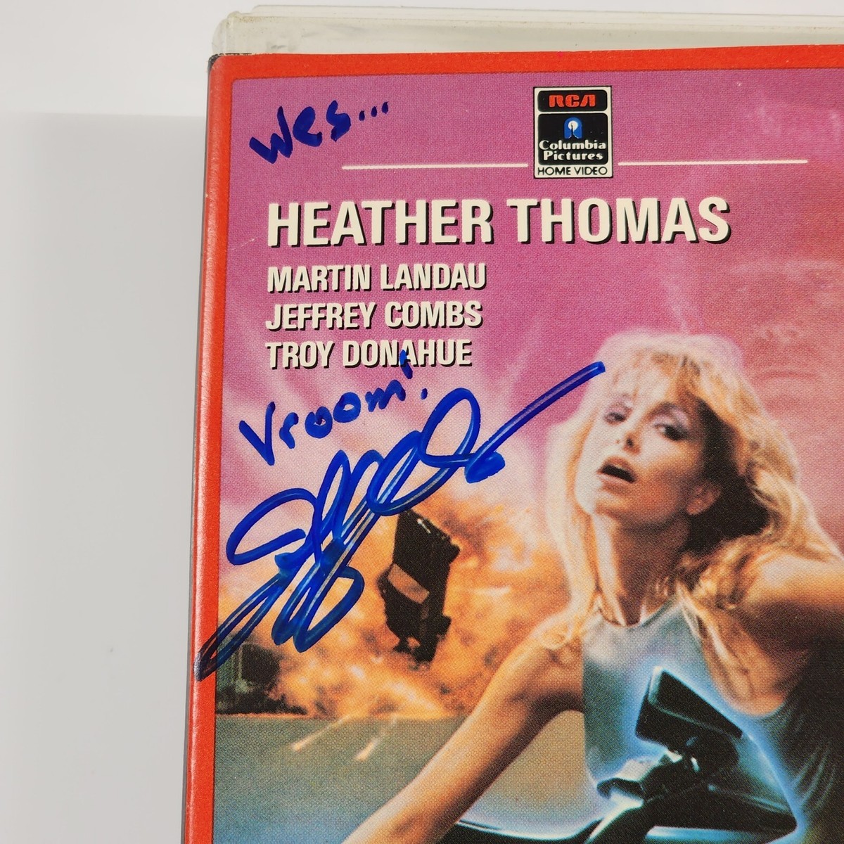 Cyclone VHS 1987 Signed Autographed Jeffrey Combs Action Thriller