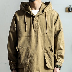 hooded work coat