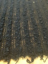 TESSUTO IN TELA NATURALE GREZZA BLU art 692 7C  STOCK PREZZO AL METRO