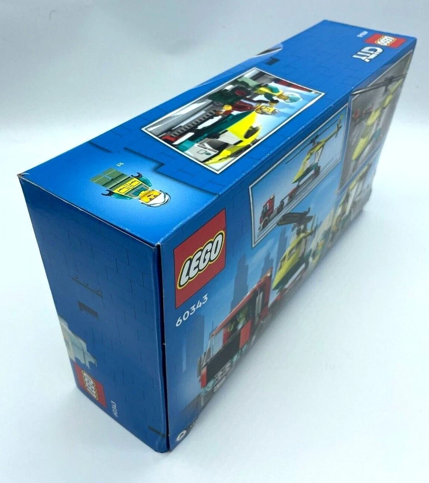 LEGO CITY Rescue Helicopter Transport 60343 Brand New & Sealed - Image 4 of 4