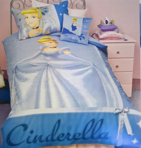 CINDERELLA SINGLE BED DOONA QUILT DUVET 