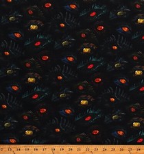 Cotton Dragon's Eyes Dragons Mythical Creatures Fabric Print by the Yard D774.03