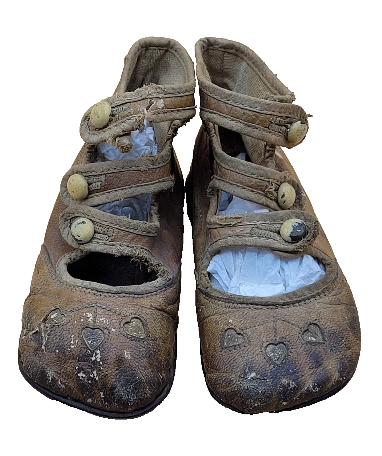 Victorian Vintage Shoes for Children 1890s Decade