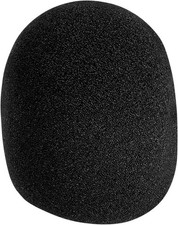 Professional Quality Black Foam Microphone Windscreen - Spit  Wind Guard