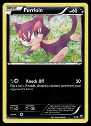 Purrloin 009/012 McDonald's 2012 Holo Promo