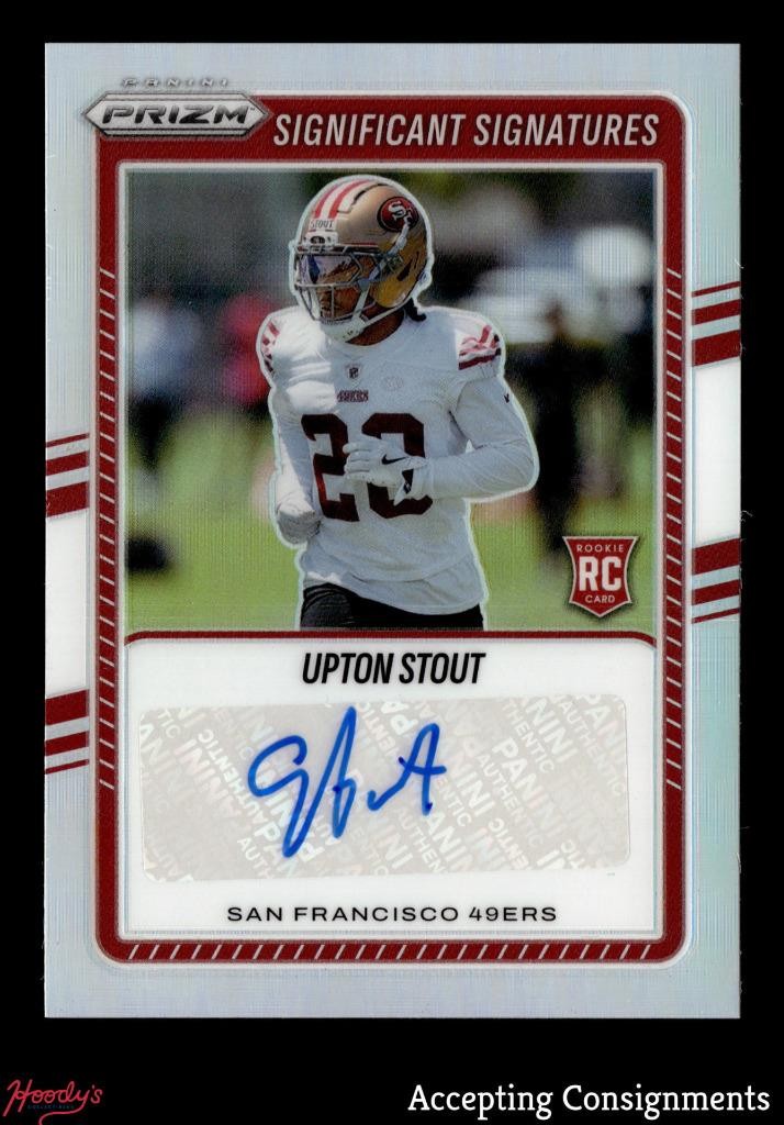 Upton Stout Panini Prizm Significant Signatures #SSIUST Base