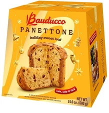 Classic Panettone-Moist & Fresh Holiday Cake-Traditional Italian Recipe-SHIP 24H
