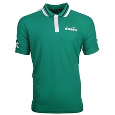 diadora Icon Tennis Short Sleeve Polo Shirt Mens Size S Casual 179123-70134