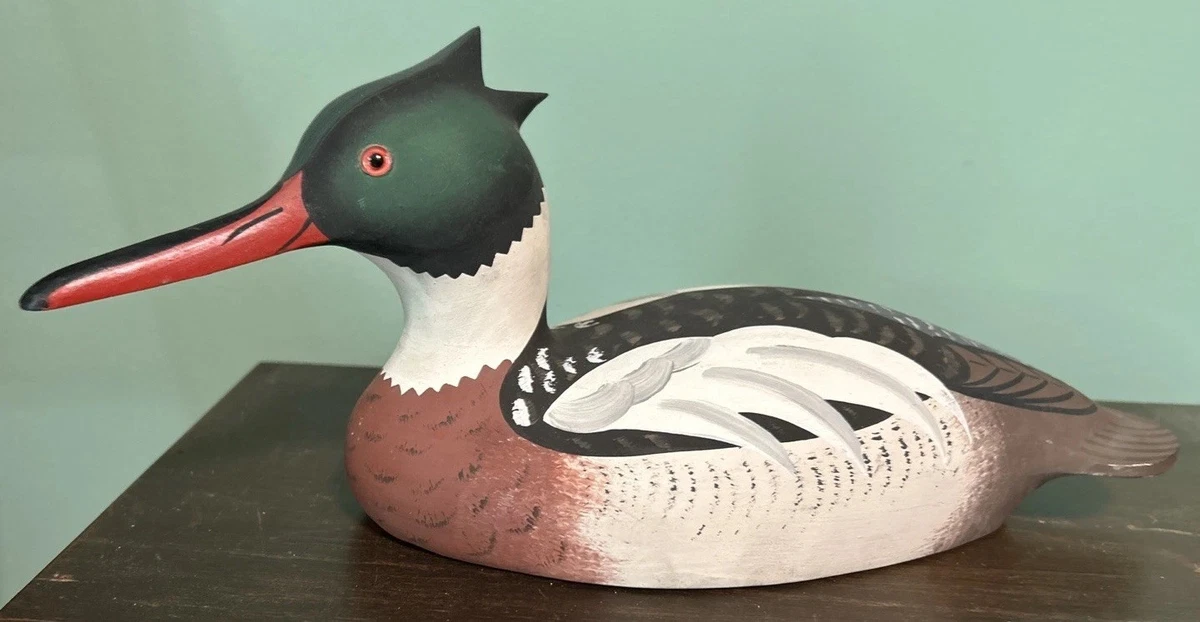 デコイ　stoney point decoys サイン入り　置物　鴨　彫刻 デコイ stoney point decoys サイン入り 置物 鴨 彫刻 デコイ stoney