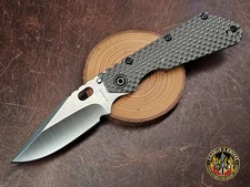 Mick Strider SMF DGG  Full Ti/Ti Handle Stonewash - Bowie S30V Blade