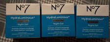 3 - No7 - HydraLuminous Hydrating Night Gel - 1.69oz