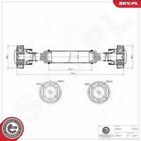Esen SKV Antriebswelle 76SKV143 FüR Landrover Range Rover Sport 1 L320 Discovery