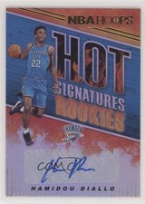 2018-19 Panini NBA Hoops Hot Signatures Rookies Hamidou Diallo #HSR-HD Auto 2d9