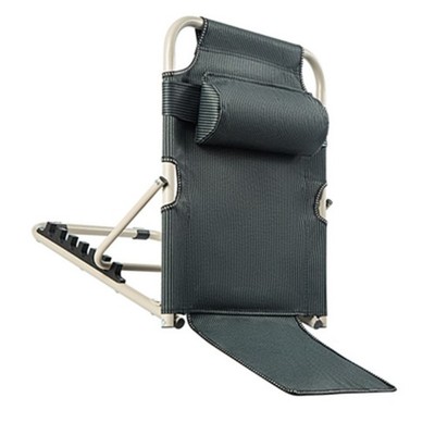 Dark Blue Bed Backrest Multi Angle Adjustable Stable Suppport Foldable Bed Chair