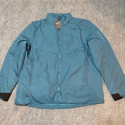 NEW Mack Russo Jacket Mens XXL Blue Mock Neck Full Zip Pockets Bodywarmer