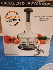 Samurai Chopper One Touch Food Processor Vegetable Fruit Slicer Dicer Kitchen