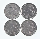 Buffalo Nickels Sharp Horn XF/AU - 1937 1936 1936 1934 Lot Collection *322
