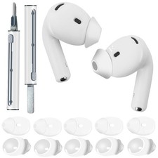 5 Pairs Ear Tips for AirPods 4 for Airpods 5, Silicone Earbuds Cover Compatible
