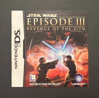 Star Wars Episodio III La Vendetta dei Sith Nintendo DS Solo Manuale NO GIOCO