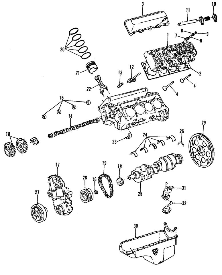 Cadena de distribución genuina GM 14022647 Foto 3 de 3