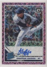 2019 Panini Donruss Optic Pink Velocity Prizm Jonathan Loaisiga Auto 01xd
