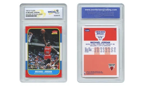 MICHAEL JORDAN 1996-97 Fleer Decade of Excellence Rookie RC #4 - GEM MINT 10