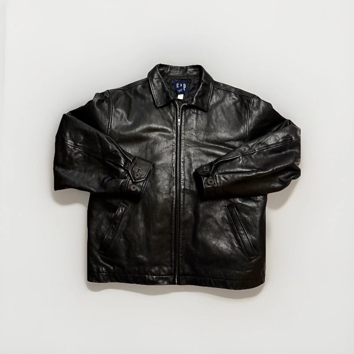 Gap Leather Outer Shell Coats, Jackets & Vests for Men for sale | eBay
