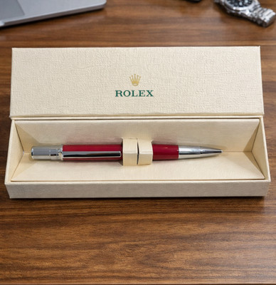 Rolex Red Ruby Oyster Pen Ballpoint Full Box Premium Writing Gift New 2026 