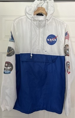 Chemistry Mens NASA Windbreaker Jacket Size Medium M Space Exploration Astronaut