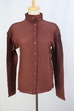 Authentic ISSEY MIYAKE Brown Pleats Jacket 106 0182