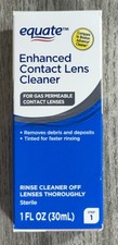 Equate Enhanced Contact Lens Cleaner Step 1 P...
