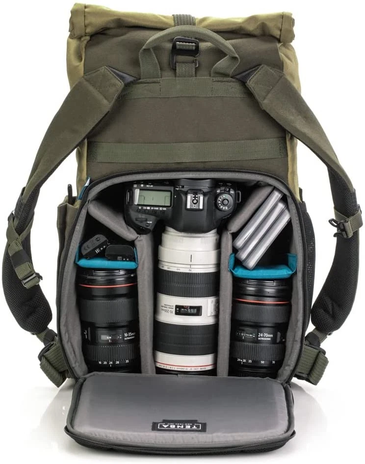 Tenba Fulton v2 14L All Weather Camera and Lens Backpack Tan/Olive (637-737) - Image 3 of 4