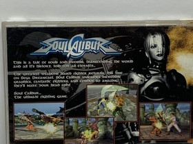 Soul Calibur (Sega Dreamcast, 1999) Complete in Original Box w/Manual CIB