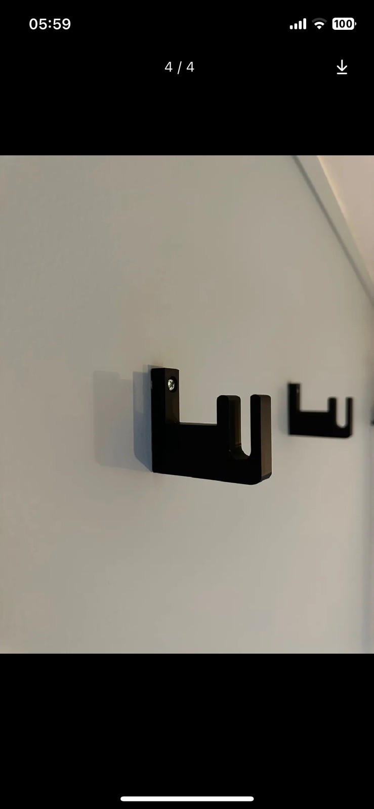 3D printed Skateboard Angled Display Wall Mount Bracket Holder for Decks  2